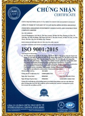Chứng chỉ Iso 9001