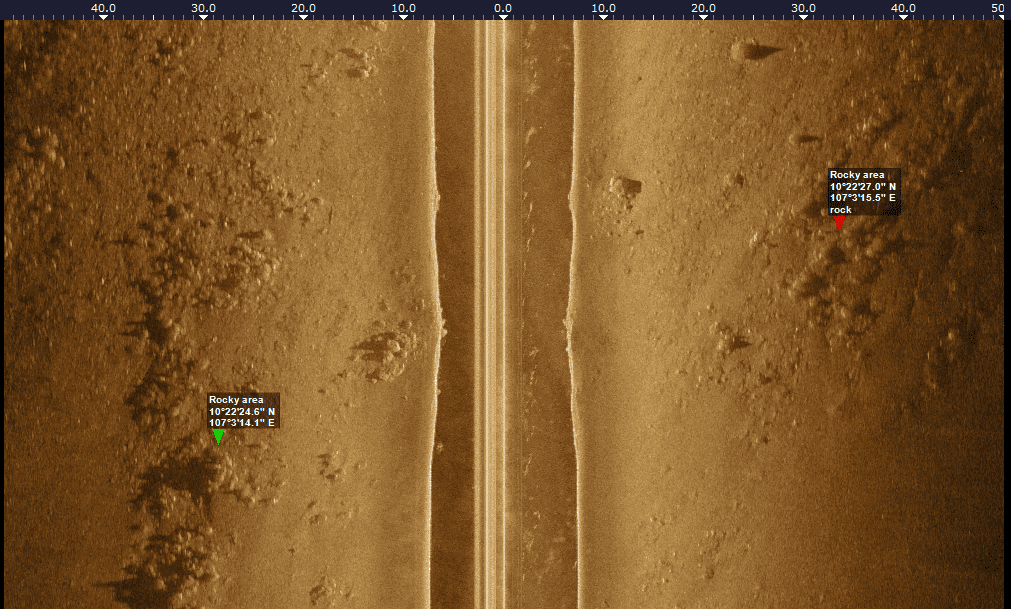 Khảo sát Side Scan Sonar 7 Rocky Area 2